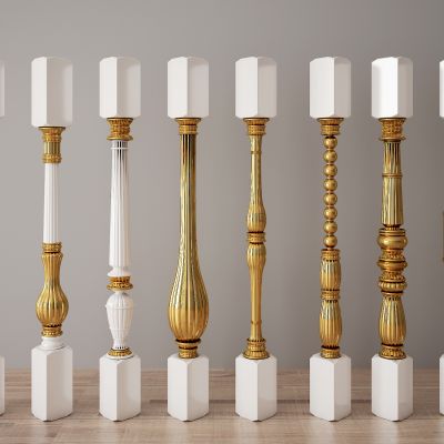 欧式楼梯立柱 扶手 护栏