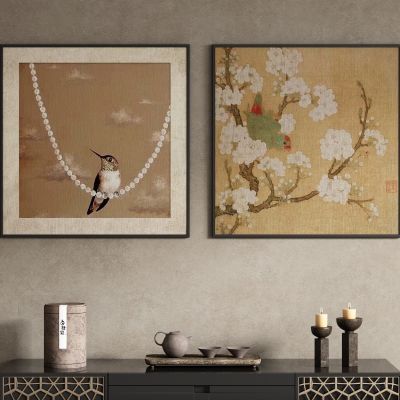 中式中古风装饰画挂画