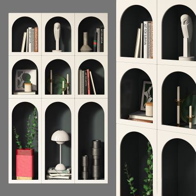 现代装饰柜,装饰架