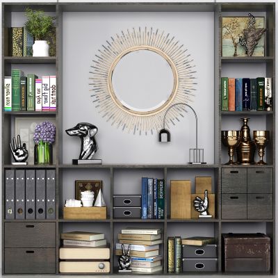 现代装饰柜,装饰架