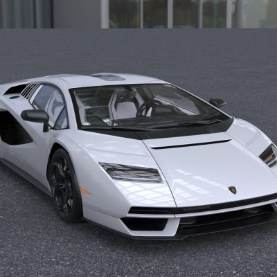 2022款兰博基尼Countach超跑汽车3D模型