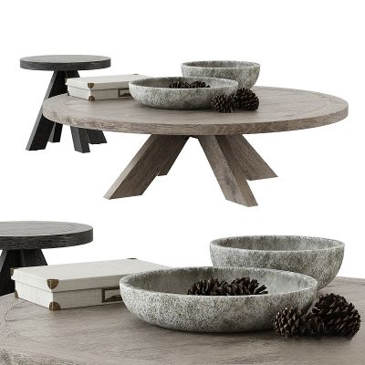 现代茶几,圆几,边几