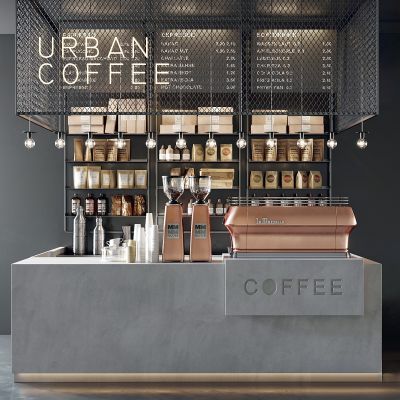 现代吧台,收银台