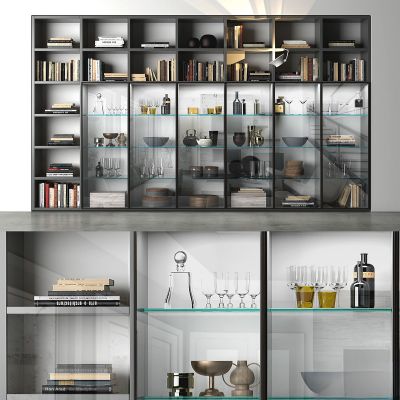 现代装饰柜,装饰架