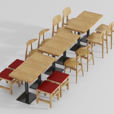 北欧快餐桌椅组合