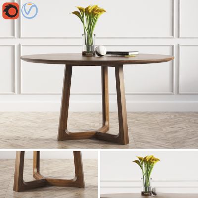 现代茶几,圆几,边几