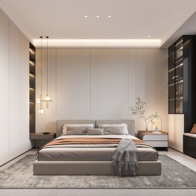 现代卧室