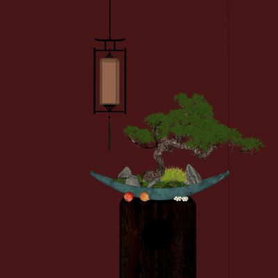 新中式风格_摆件_装饰品_陶瓷_书本22112