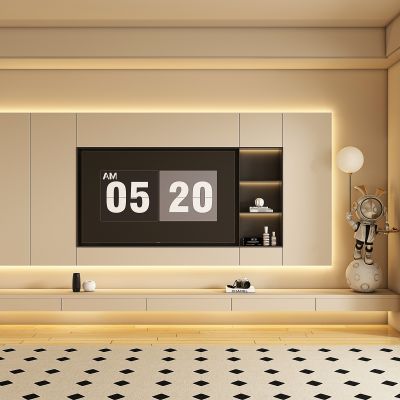 侘寂电视背景墙