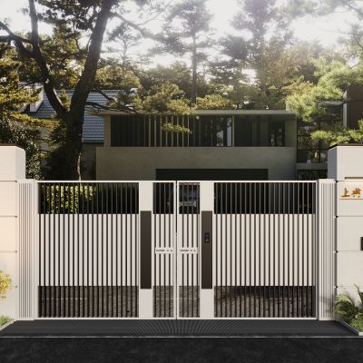 庭院大门 铁艺门 大门