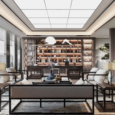 新中式董事长办公室