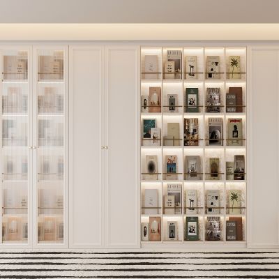 现代书柜 书籍 展示柜 开放式书柜