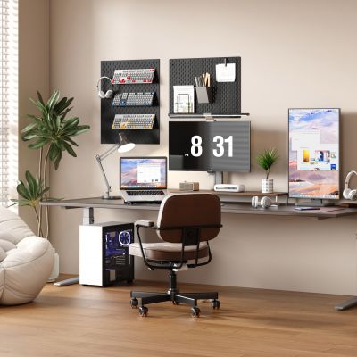 现代书桌椅组合_电竞桌_学习桌