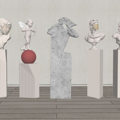 石膏人物雕塑欧式雕像摆件艺术装饰品希腊人物天使雕塑艺术品摆件儿