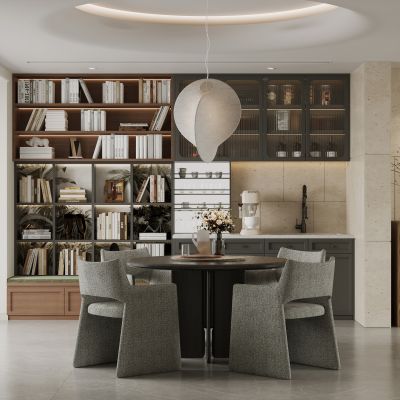 现代中古风餐厅