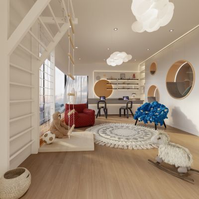 现代儿童活动室