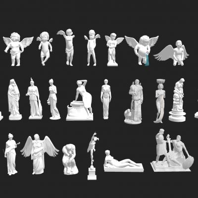 石膏人物雕塑欧式雕像摆件艺术装饰品希腊人物天使雕塑艺术品摆件儿室内摆件儿