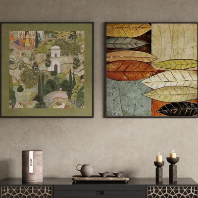 侘寂中古风装饰画挂画