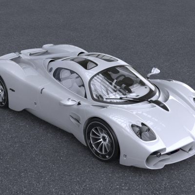 2023款帕加尼乌托邦跑车汽车