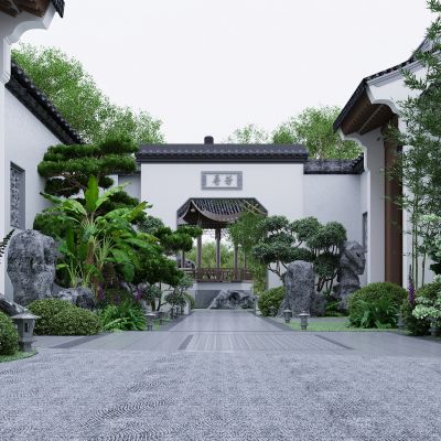 中式庭院景观