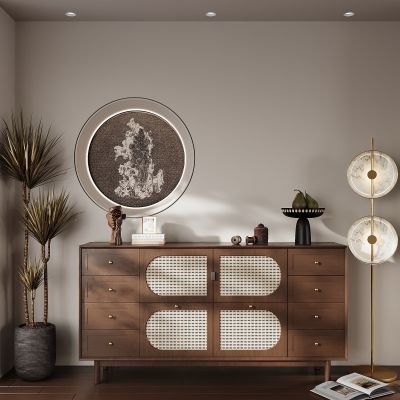 现代玄关柜 边柜 装饰柜 摆件 饰品