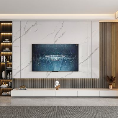现代电视柜背景墙