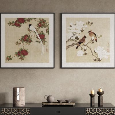 中式中古风装饰画挂画