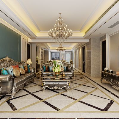 欧式客餐厅，简欧客餐厅，客餐厅，餐桌，酒柜