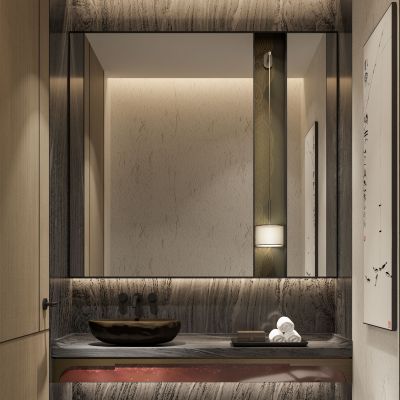 新中式公共卫生间