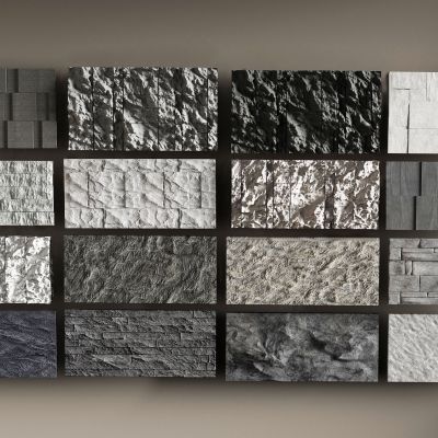 现代文化石砖墙