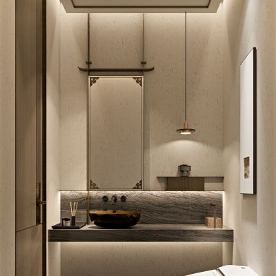 新中式公共卫生间