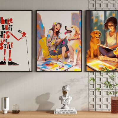 现代装饰画挂画