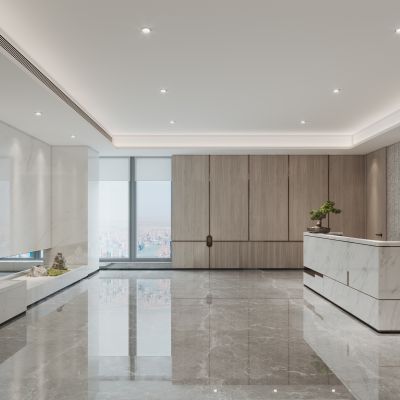 现代办公接待厅