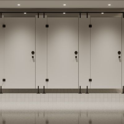 现代公共洗手间