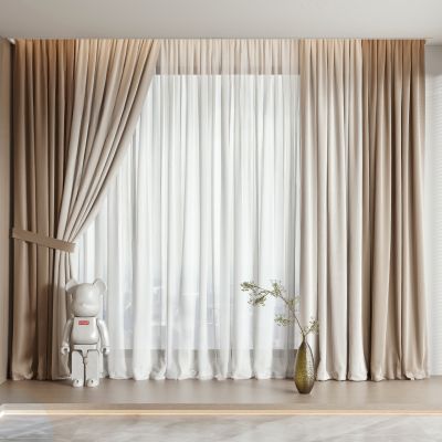 素色窗帘 窗纱
