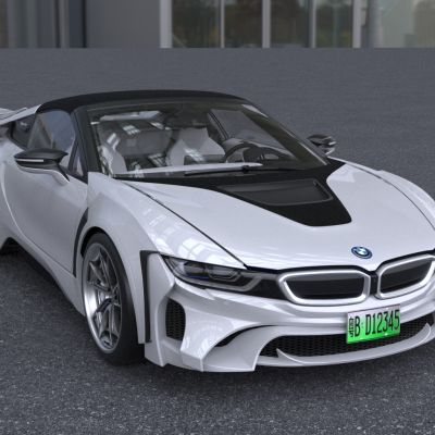 2023款宝马I8收缩敞篷跑车