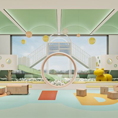 现代儿童娱乐区