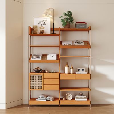 北欧藤编置物架3D模型