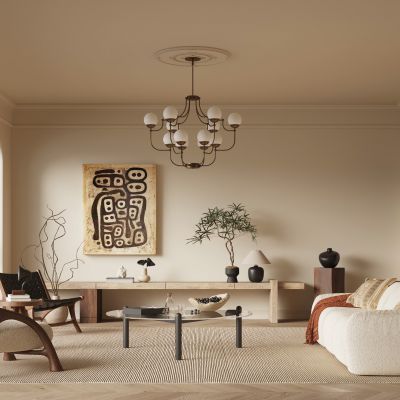 现代中古风客厅