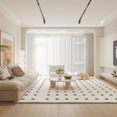 现代奶油风客餐厅