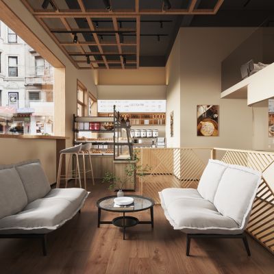 现代简约甜品面包烘焙店