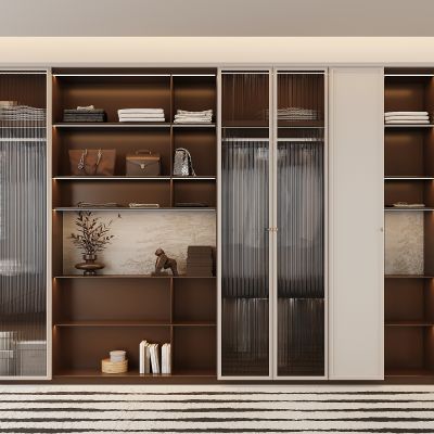 现代衣柜  现代衣帽间衣柜 服饰包包 衣服 箱包