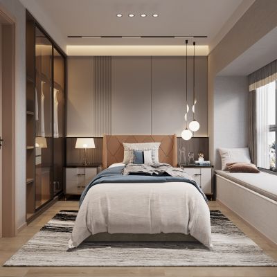 现代卧室