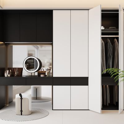 现代衣柜 梳妆台 现代衣帽间衣柜 服饰包包 衣服 箱包