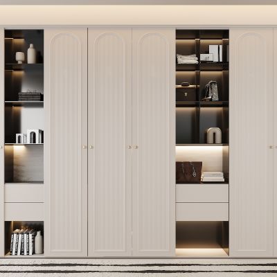 现代衣柜  现代衣帽间衣柜 服饰包包 衣服 箱包