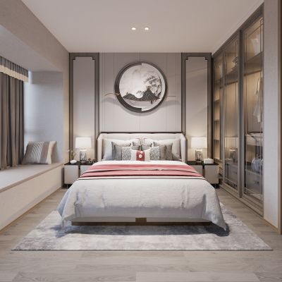 新中式卧室
