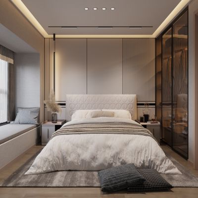 现代卧室