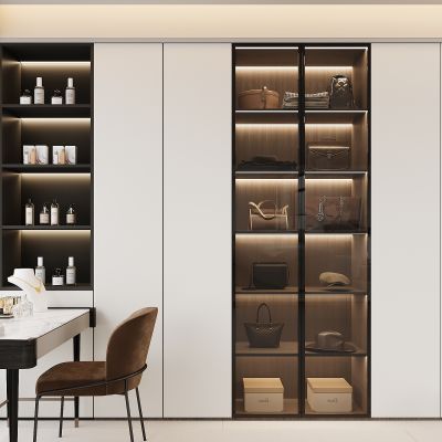 现代衣柜  现代衣帽间衣柜 服饰包包 衣服 箱包