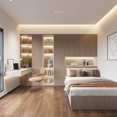现代榻榻米卧室