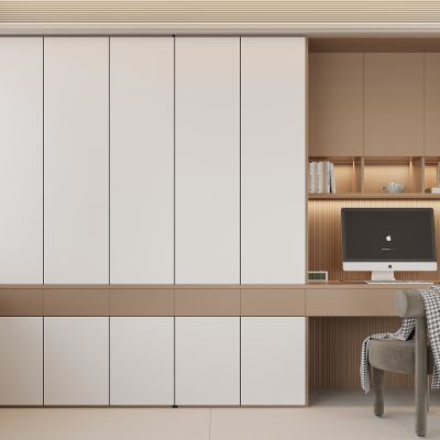 现代衣柜 写字桌  服饰包包 衣服 箱包